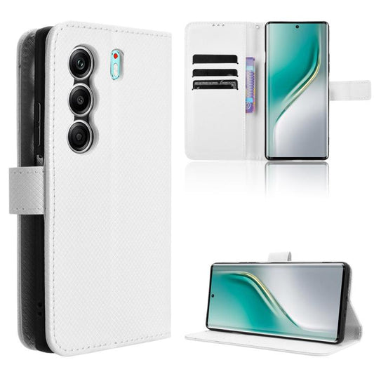 Diamond Texture Leather Phone Case, For Tecno Camon 40 Pro 4G / 5G, For Tecno Camon 40 Premier 5G, For Tecno Camon 30S 4G / 30S Pro 4G, For Tecno Pova 6 Neo 5G / Spark 30 5G