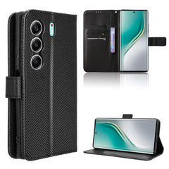 Diamond Texture Leather Phone Case, For Tecno Camon 40 Pro 4G / 5G, For Tecno Camon 40 Premier 5G, For Tecno Camon 30S 4G / 30S Pro 4G, For Tecno Pova 6 Neo 5G / Spark 30 5G