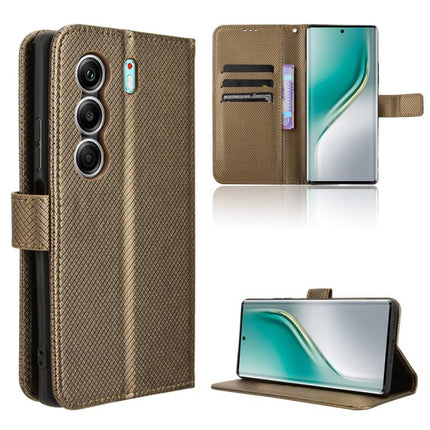 Diamond Texture Leather Phone Case, For Tecno Pova Curve 5G, For Tecno Camon 40 Pro 4G / 5G, For Tecno Camon 40 Premier 5G, For Tecno Camon 40 4G