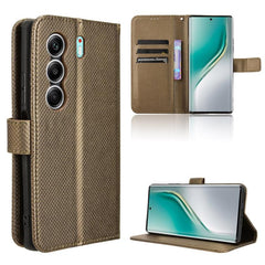 Diamond Texture Leather Phone Case, For Tecno Camon 40 Pro 4G / 5G, For Tecno Camon 40 Premier 5G, For Tecno Camon 30S 4G / 30S Pro 4G, For Tecno Pova 6 Neo 5G / Spark 30 5G