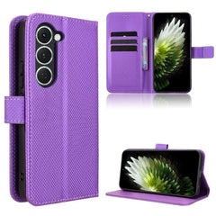 Diamond Texture Leather Phone Case