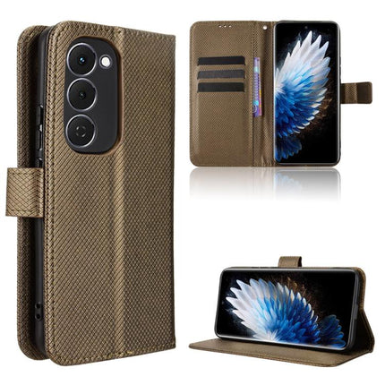 Diamond Texture Leather Phone Case, For Tecno Spark 40 Pro+ 4G, For Tecno Spark 40 Pro 4G, For Tecno Spark 40 4G, For Tecno Pova 7 Ultra 5G