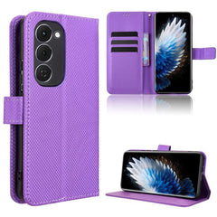 Diamond Texture Leather Phone Case