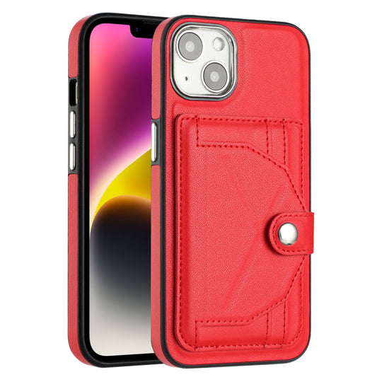 Shockproof Leather Phone Case with Card Holder, For iPhone 13, For iPhone 13 Pro, For iPhone 13 Pro Max, For iPhone 12 / 12 Pro