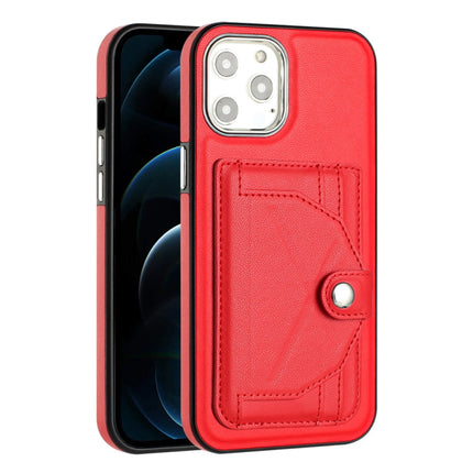 Shockproof Leather Phone Case with Card Holder, For iPhone 12 Pro Max, For iPhone 11, For iPhone 11 Pro, For iPhone 11 Pro Max