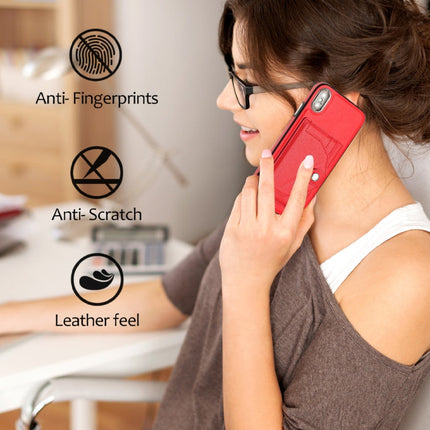 Shockproof Leather Phone Case with Card Holder, For iPhone XS Max, For iPhone XR, For iPhone X / XS, For iPhone SE 2022/SE 2020/6/7/8