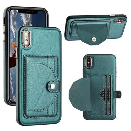 Shockproof Leather Phone Case with Card Holder, For iPhone XS Max, For iPhone XR, For iPhone X / XS, For iPhone SE 2022/SE 2020/6/7/8
