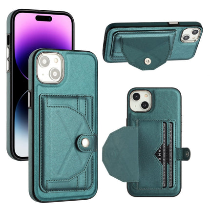 Shockproof Leather Phone Case with Card Holder, For iPhone 15 Plus, For iPhone 14 Pro, For iPhone 15, For iPhone 14 Pro Max