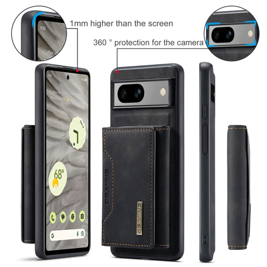 DG.MING M2 Series 3-Fold Multi Card Bag + Magnetic Phone Case, For Google Pixel 7A, For Google Pixel 6