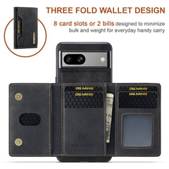 DG.MING M2 Series 3-Fold Multi Card Bag + Magnetic Phone Case, For Google Pixel 7A, For Google Pixel 6
