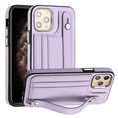 Shockproof Leather Phone Case with Wrist Strap, For iPhone 12 Pro Max, For iPhone 11, For iPhone 11 Pro, For iPhone 11 Pro Max