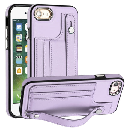 Shockproof Leather Phone Case with Wrist Strap, For iPhone XS Max, For iPhone XR, For iPhone X / XS, For iPhone SE 2022/SE 2020/6/7/8