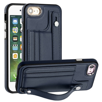 Shockproof Leather Phone Case with Wrist Strap, For iPhone XS Max, For iPhone XR, For iPhone X / XS, For iPhone SE 2022/SE 2020/6/7/8
