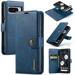 DG.MING Crazy Horse Texture Detachable Magnetic Leather Phone Case, For Google Pixel 9a, For Google Pixel 8A, For Google Pixel 8 Pro, For Google Pixel 8