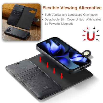DG.MING Crazy Horse Texture Detachable Magnetic Leather Phone Case, For Google Pixel 9a, For Google Pixel 8A, For Google Pixel 8 Pro, For Google Pixel 8