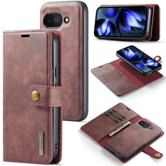 DG.MING Crazy Horse Texture Detachable Magnetic Leather Phone Case, For Google Pixel 9a, For Google Pixel 8A, For Google Pixel 8 Pro, For Google Pixel 8