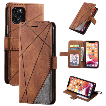 Skin Feel Splicing Horizontal Flip Leather Case with Holder & Card Slots & Wallet & Photo Frame, For iPhone XS / X, For iPhone 11, For iPhone 11 Pro, For iPhone 11 Pro Max