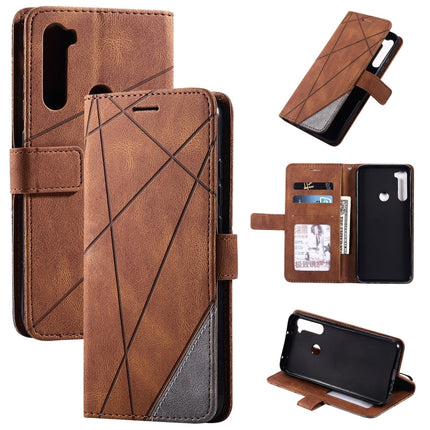 Skin Feel Splicing Horizontal Flip Leather Case with Holder & Card Slots & Wallet & Photo Frame, For iPhone SE 2022 / SE 2020 / 8 / 7, For Xiaomi Redmi Note 8, For Xiaomi Redmi Note 8 Pro