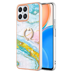 Electroplating Marble IMD TPU Phone Case with Ring Holder