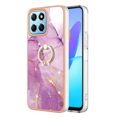 Electroplating Marble IMD TPU Phone Case with Ring Holder