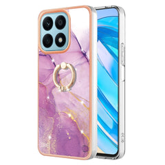 Electroplating Marble IMD TPU Phone Case with Ring Holder