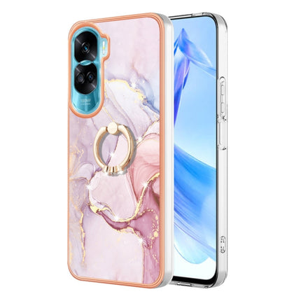 Electroplating Marble IMD TPU Phone Case with Ring Holder, For Honor X9b, For Honor X6a, For Honor 90 Lite 5G, For Honor 90 5G