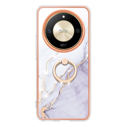 Electroplating Marble IMD TPU Phone Case with Ring Holder, For Honor X9b, For Honor X6a, For Honor 90 Lite 5G, For Honor 90 5G