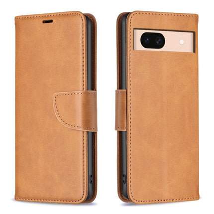 Lambskin Texture Pure Color Flip Leather Phone Case, For Google Pixel 10a, For Google Pixel 8a, For Google Pixel 8 Pro, For Google Pixel 8