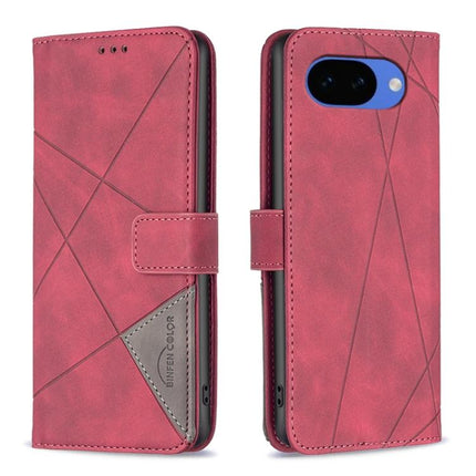 Magnetic Buckle Rhombus Texture Leather Phone Case, For Google Pixel 10a, For Google Pixel 9A, For Google Pixel 9 Pro, For Google Pixel 9