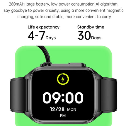 TK12 1.96 inch IP67 Waterproof Leather Band Smart Watch Supports ECG / Remote Families Care / Bluetooth Call / Body Temperature Monitoring, Leather Band (Brown), Leather Band (Black)