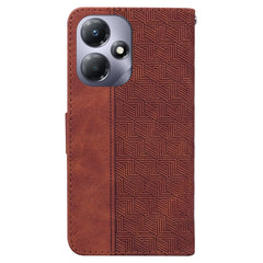 Geometric Embossed Leather Phone Case, For Infinix Hot 30 Play, For Infinix Hot 30i, For Infinix Hot 30, For Infinix Smart 7 African