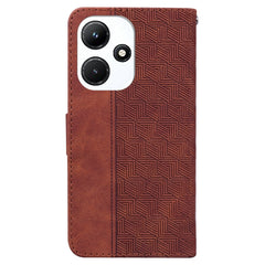 Geometric Embossed Leather Phone Case