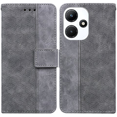 Geometric Embossed Leather Phone Case