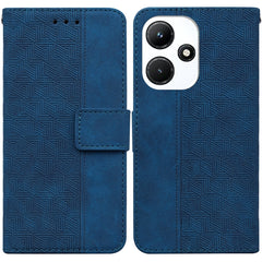 Geometric Embossed Leather Phone Case