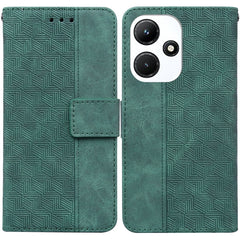 Geometric Embossed Leather Phone Case