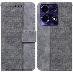 Geometric Embossed Leather Phone Case