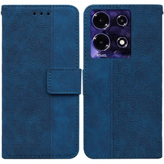 Geometric Embossed Leather Phone Case