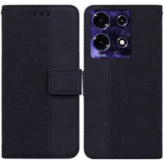 Geometric Embossed Leather Phone Case