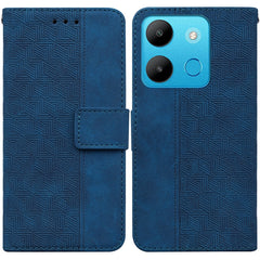 Geometric Embossed Leather Phone Case