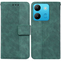 Geometric Embossed Leather Phone Case
