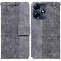 Geometric Embossed Leather Phone Case