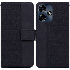 Geometric Embossed Leather Phone Case