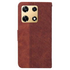 Geometric Embossed Leather Phone Case