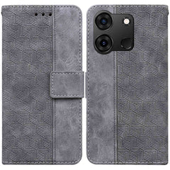 Geometric Embossed Leather Phone Case