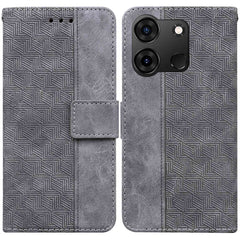 Geometric Embossed Leather Phone Case, For Infinix Note 40 Pro 5G / 40 Pro 4G, For Infinix Note 40 Pro+, For Infinix Note 40 4G, For Infinix Hot 40 / 40 Pro, For Infinix Smart 7 India / 7 Plus