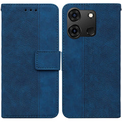 Geometric Embossed Leather Phone Case