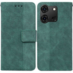 Geometric Embossed Leather Phone Case