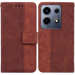 Geometric Embossed Leather Phone Case
