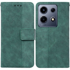 Geometric Embossed Leather Phone Case