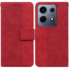 Geometric Embossed Leather Phone Case